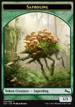 Saproling Token (Green 1/1) - Unstable (Token) [T14]