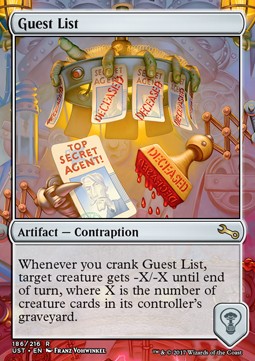 Guest List - Unstable (Rare) [186]