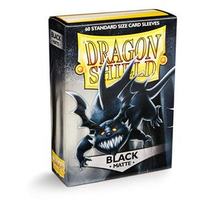 60 Dragon Shield Sleeves - Matte Black