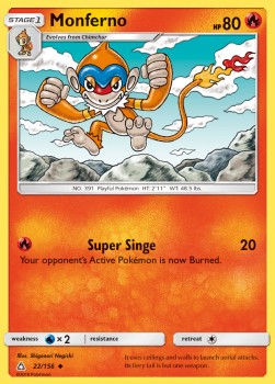 Monferno - Ultra Prism (Uncommon) [22]