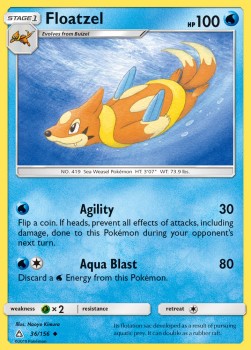 Floatzel - Ultra Prism (Uncommon) [36]