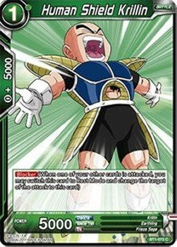Human Shield Krillin (V.1 - Common) - Galactic Battle (Common) [072]