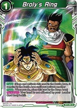 Broly&#39;s Ring - Galactic Battle (Common) [081]