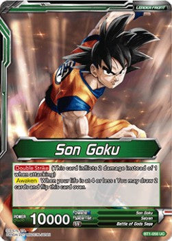 Son Goku // Super Saiyan God Son Goku (V.1 - Uncommon) - Galactic Battle (Uncommon) [056]