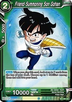 Friend-Summoning Son Gohan - Galactic Battle (Uncommon) [061]