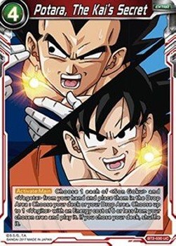 Potara, The Kai&#39;s Secret - Union Force (Uncommon) [030]