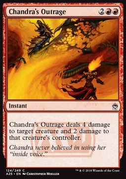Chandra's Outrage - Masters 25 (Common) [124]