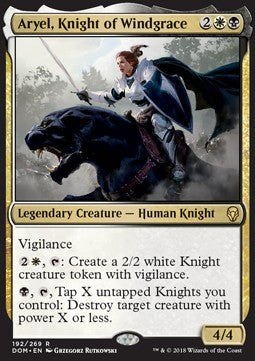 Aryel, Knight of Windgrace - Dominaria (Rare) [192]