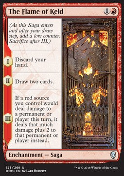 The Flame of Keld - Dominaria (Uncommon) [123]