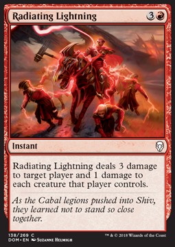 Radiating Lightning - Dominaria (Common) [138]