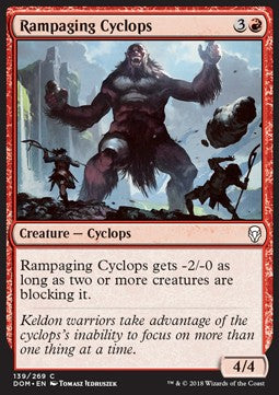 Rampaging Cyclops - Dominaria (Common) [139]