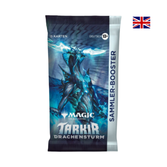 Magic The Gathering Tarkir Drachensturm Sammler-Booster – Collector Booster mit 15 Premiumkarten für Drachenfans.