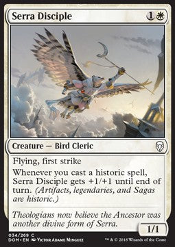 Serra Disciple - Dominaria (Common) [34]