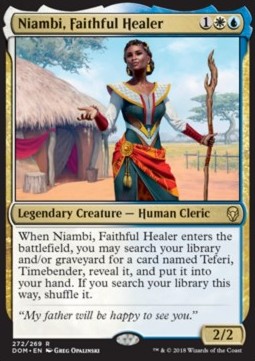 Niambi, Faithful Healer - Dominaria (Rare) [272]