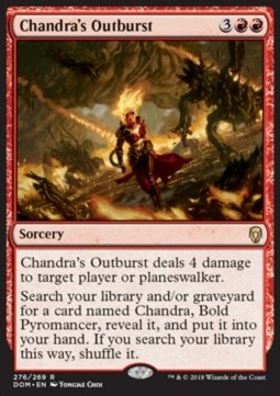 Chandra's Outburst - Dominaria (Rare) [276]