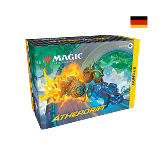 Magic The Gathering Ätherdrift Bundle – deutschsprachiges Set mit Boostern, Länderpaket und Zubehör aus dem Ätherdrift-Universum.