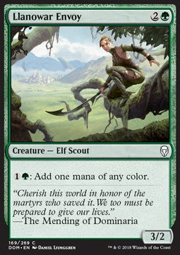 Llanowar Envoy - Dominaria (Common) [169]