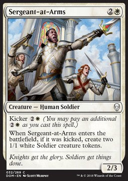 Sergeant-at-Arms - Dominaria (Common) [32]