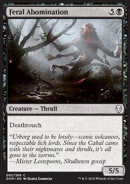 Feral Abomination - Dominaria (Common) [92]