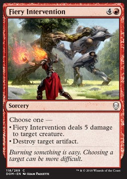 Fiery Intervention - Dominaria (Common) [118]