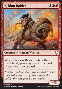 Keldon Raider - Dominaria (Common) [135]