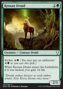 Krosan Druid - Dominaria (Common) [167]