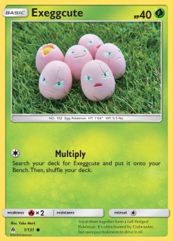 Exeggcute - Forbidden Light (Common) [1]