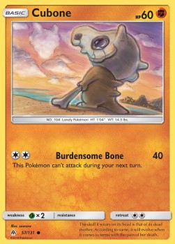 Cubone - Forbidden Light (Common) [57]