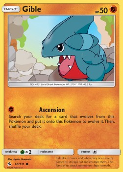 Gible - Forbidden Light (Common) [60]