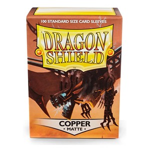 100 Dragon Shield Sleeves - Matte Copper