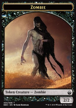 Zombie Token (Black 2/2) - Battlebond (Token) [BBD-T03]