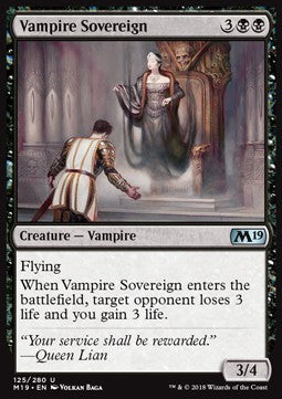 Vampire Sovereign - Core 2019 (Uncommon) [M19-125]
