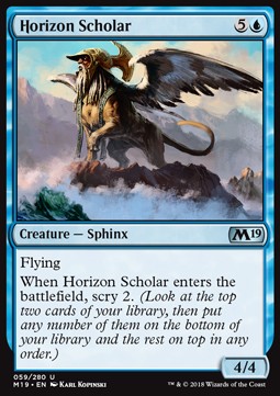 Horizon Scholar - Core 2019 (Uncommon) [M19-59]