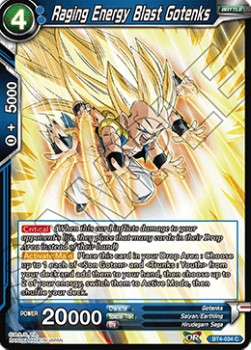 Raging Energy Blast Gotenks - Colossal Warfare (Common) [034]