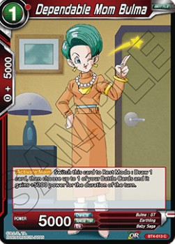 Dependable Mom Bulma - Colossal Warfare (Common) [013]