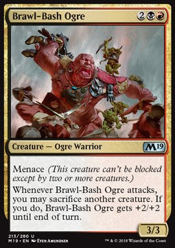 Brawl-Bash Ogre - Core 2019 (Uncommon) [M19-213]