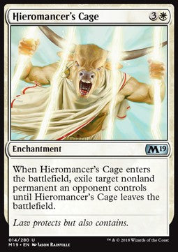 Hieromancer's Cage - Core 2019 (Uncommon) [M19-14]
