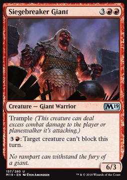Siegebreaker Giant - Core 2019 (Uncommon) [M19-157]