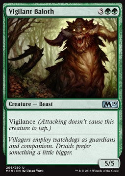 Vigilant Baloth - Core 2019 (Uncommon) [M19-206]