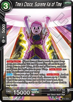 Time's Choice, Supreme Kai of Time - Colossal Warfare (Common) [103]