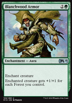 Blanchwood Armor - Core 2019 (Uncommon) [M19-169]