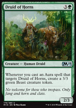 Druid of Horns - Core 2019 (Uncommon) [M19-176]