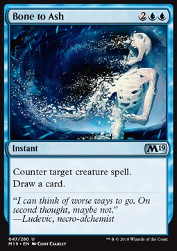 Bone to Ash - Core 2019 (Uncommon) [M19-47]