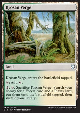 Krosan Verge - Commander 2018 (Uncommon) [C18-263]