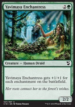 Yavimaya Enchantress - Commander 2018 (Common) [167]