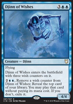 Djinn of Wishes - Commander 2018 (Rare) [87]