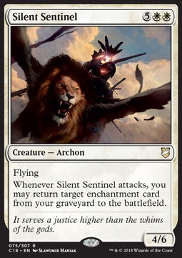 Silent Sentinel - Commander 2018 (Rare) [75]