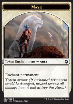 Mask Token // Soldier Token (W 1/1) - Commander 2018 (Token) [T 04/06]