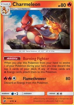 Charmeleon - Dragon Majesty (Uncommon) [DRM-2]