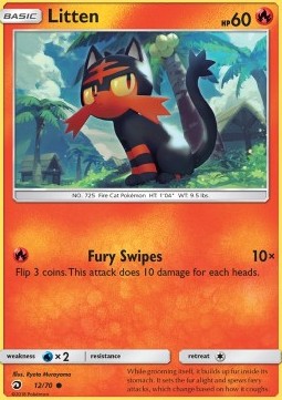 Litten - Dragon Majesty (Common) [DRM-12]